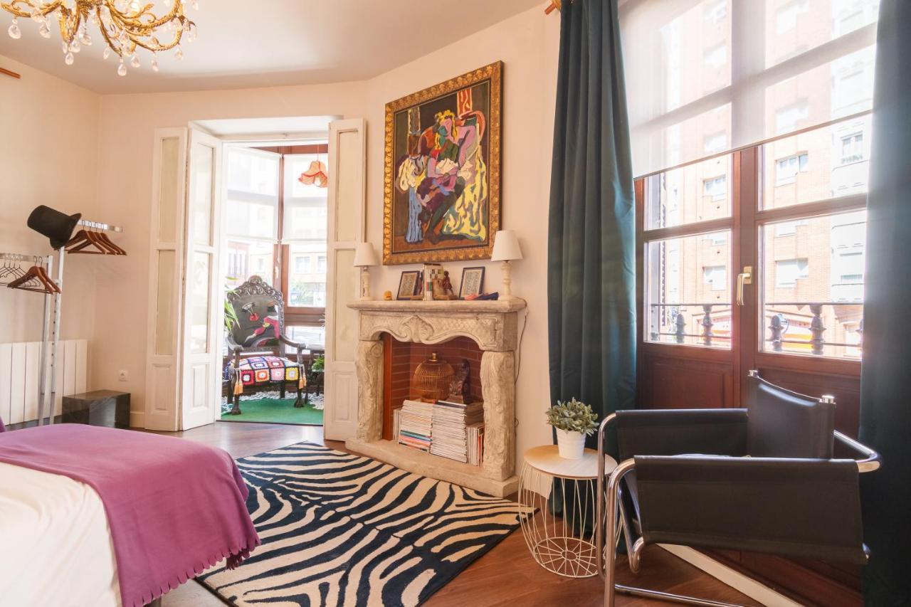 Апартаменты Amplio Y Elegante Con Diseno Vintage Португалете Экстерьер фото